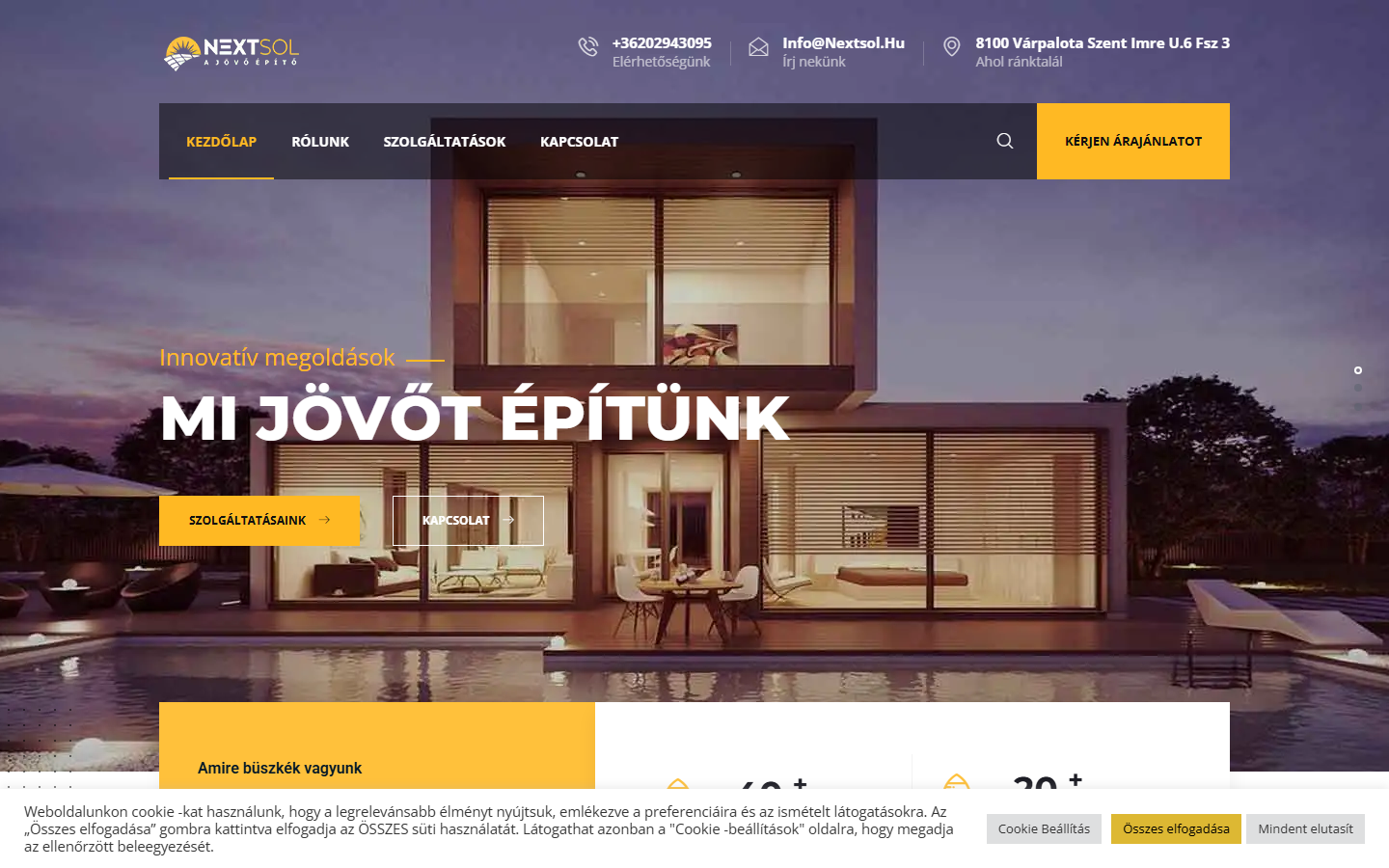 Screenshot of NextSol