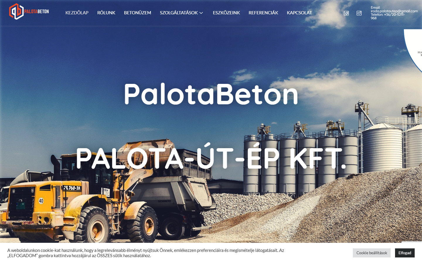 Screenshot of Palotabeton